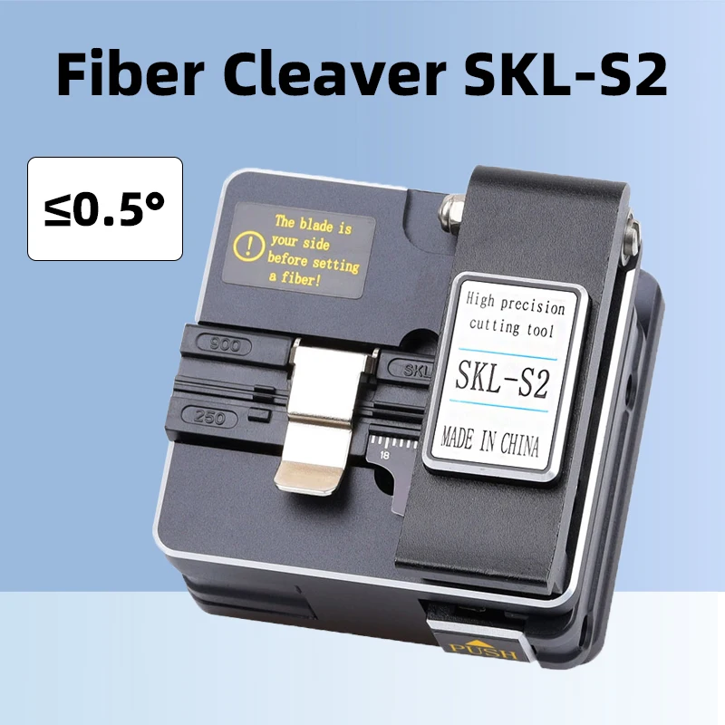 High Precision SKL-S2 Fiber Cutting Tool Cable Cutter Fiber Optical Cleaver FTTH Tool Kit Pigtail Stripper
High Precision SKL-S2 Fiber Cutting Tool Cable Cutter Fiber Optical Cleaver FTTH Tool Kit Pigtail Stripper
