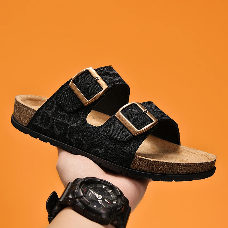 2026 Summer New Men's Cork Slippers and Sandals, Suitable for Summer Outdoor Activities As Beach Shoes, Casual Open-toe Slippers
2026 Summer New Men's Cork Slippers and Sandals, Suitable for Summer Outdoor Activities As Beach Shoes, Casual Open-toe Slippers