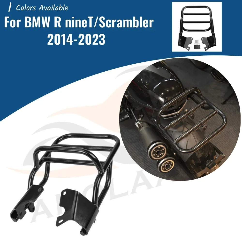 Motorcycle Rear Luggage Rack Bracket for BMW R NineT 2014-2023 Top Box Rack Detachable Carrier Anti-rust Waterproof Steel Holder 
Motorcycle Rear Luggage Rack Bracket for BMW R NineT 2014-2023 Top Box Rack Detachable Carrier Anti-rust Waterproof Steel Holder