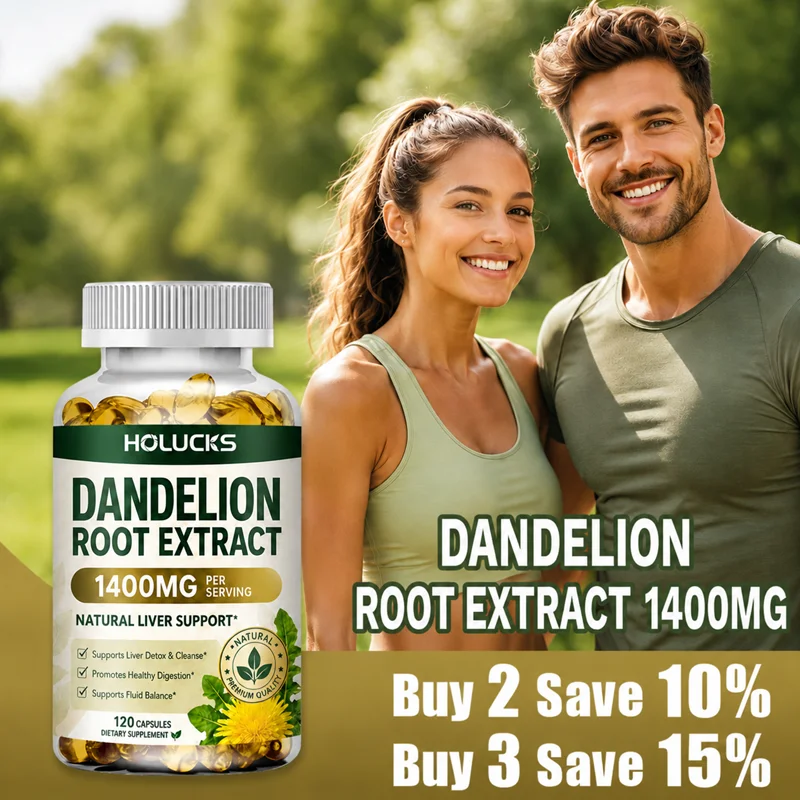 Natural Dandelion Root Extract, with Vegetable Cellulose, Promote Liver Wellness, Digestive Comfort & Antioxidant Defense
Natural Dandelion Root Extract, with Vegetable Cellulose, Promote Liver Wellness, Digestive Comfort & Antioxidant Defense