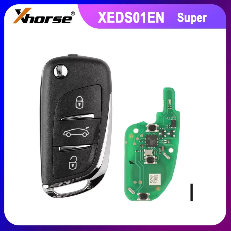 1/2/5PCS Xhorse XEDS01EN Super Remote For DS Style 3 Buttons with Built-in Super Chip English Version
1/2/5PCS Xhorse XEDS01EN Super Remote For DS Style 3 Buttons with Built-in Super Chip English Version
