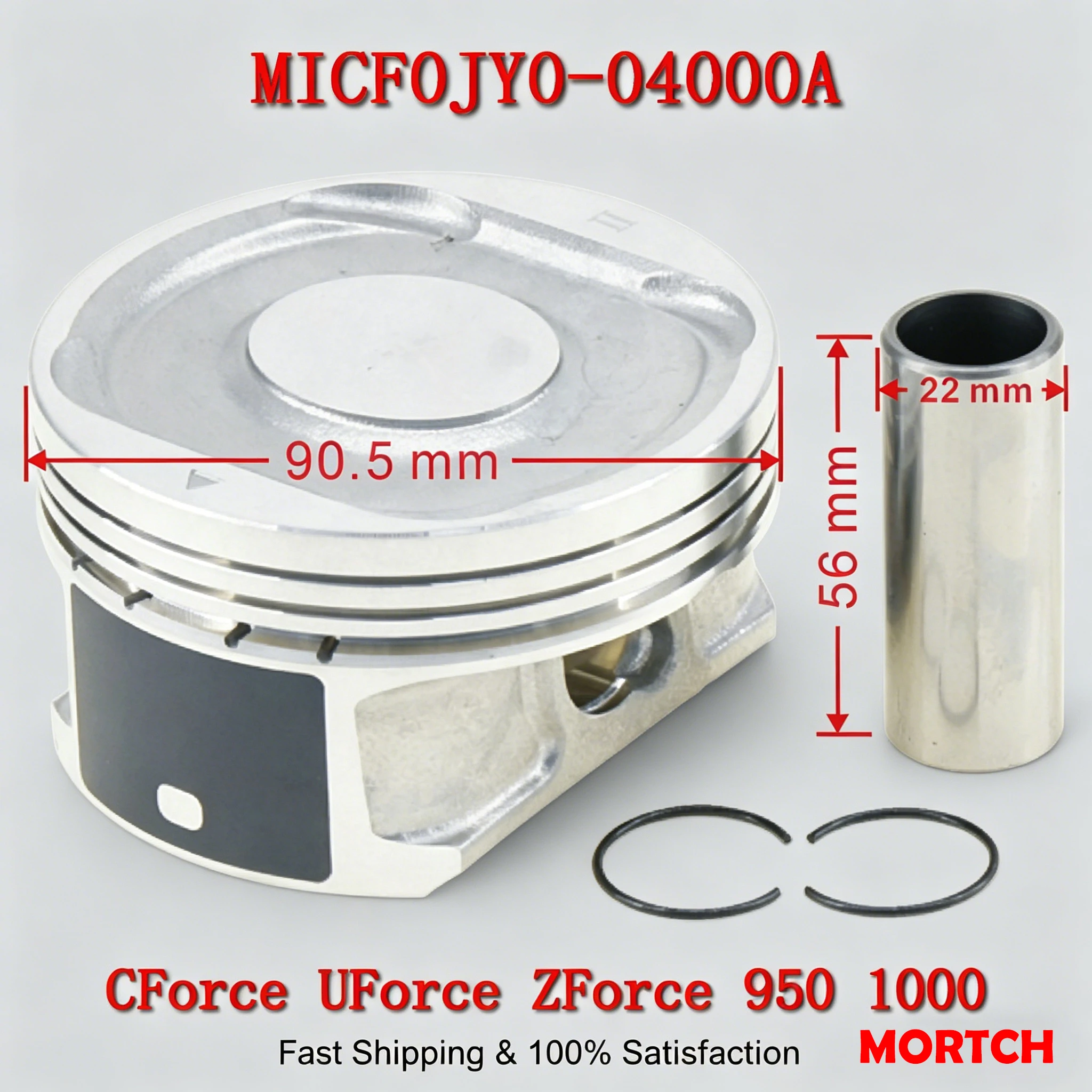 OEM Piston Set For CFMoto CF1000ATR 950 1000 1000EX CForce UForce ZForce ATV UTV SSV 0JY0-04000A 0800-040002
OEM Piston Set For CFMoto CF1000ATR 950 1000 1000EX CForce UForce ZForce ATV UTV SSV 0JY0-04000A 0800-040002