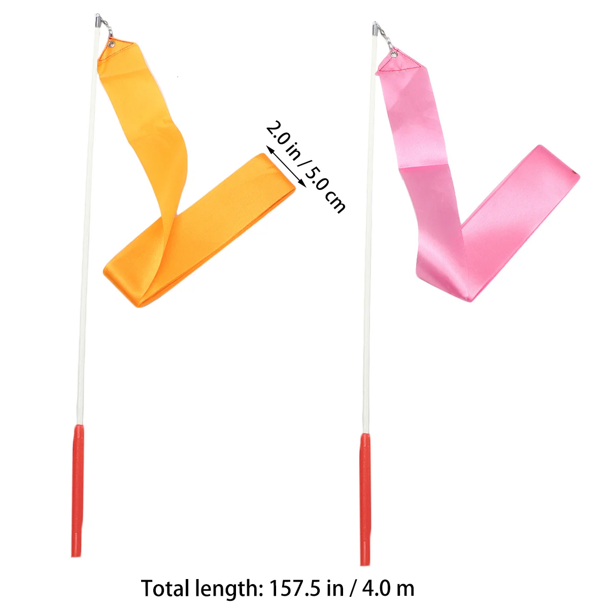 4pcs 4 Meters Dancing Ribbons For Kids Gymnastics Handles Colorful Streamers Baton Twirling Chinese Oriental Dance Rhythmic Art
4pcs 4 Meters Dancing Ribbons For Kids Gymnastics Handles Colorful Streamers Baton Twirling Chinese Oriental Dance Rhythmic Art