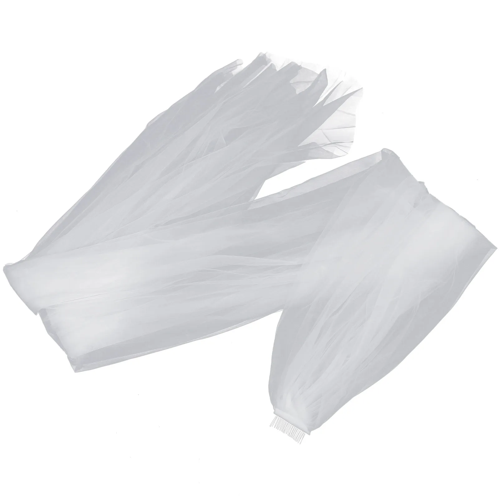 2 Layers Long Wedding Floor Length Cathedral Bridal Veil Side Comb Double Tulle Veil For Bride Wedding Party Ivory White
2 Layers Long Wedding Floor Length Cathedral Bridal Veil Side Comb Double Tulle Veil For Bride Wedding Party Ivory White