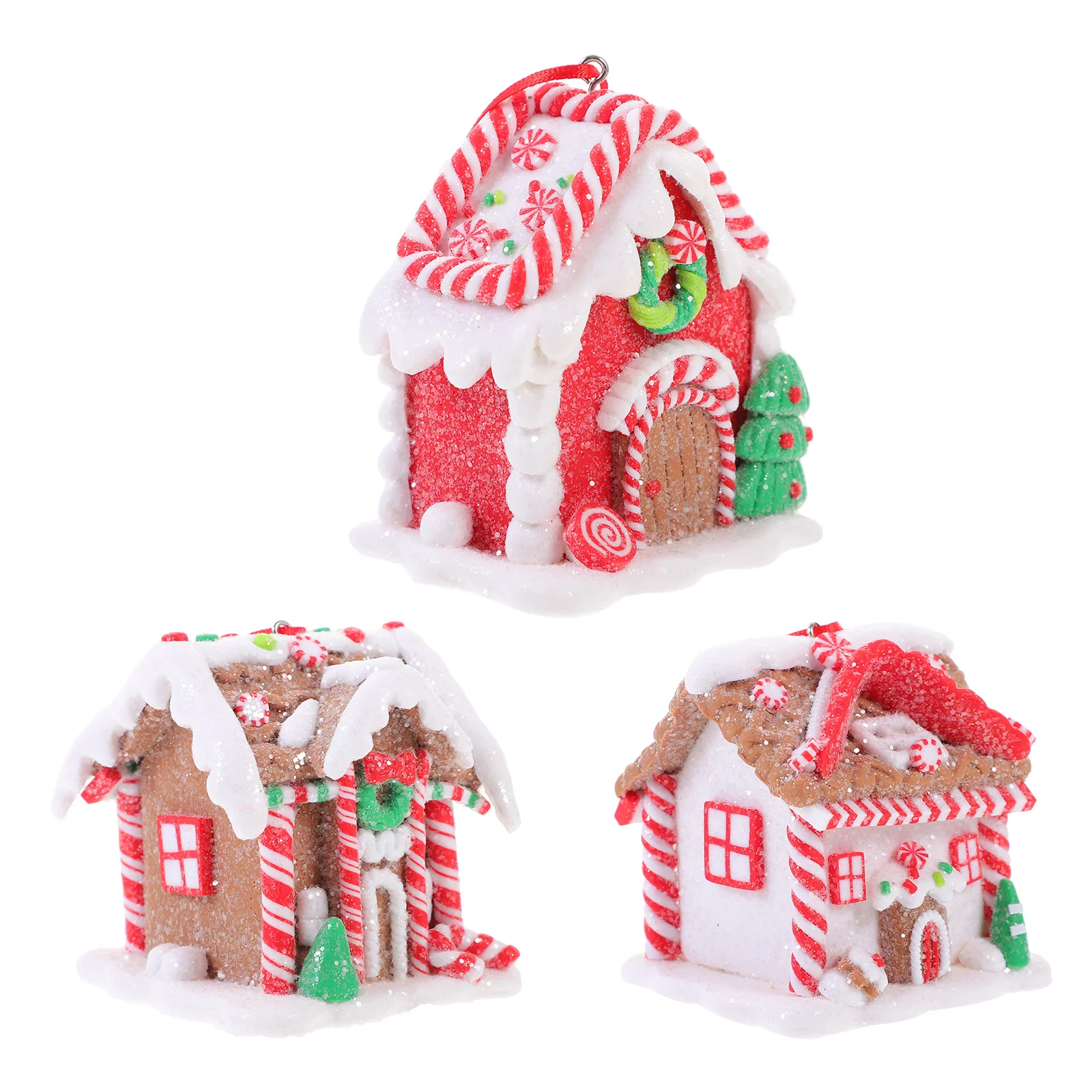 3Pcs Candy House Xmas Silicone Cabins Hanging Pendant for Christmas Tree Decoration Silicone Mini House Decoration
3Pcs Candy House Xmas Silicone Cabins Hanging Pendant for Christmas Tree Decoration Silicone Mini House Decoration