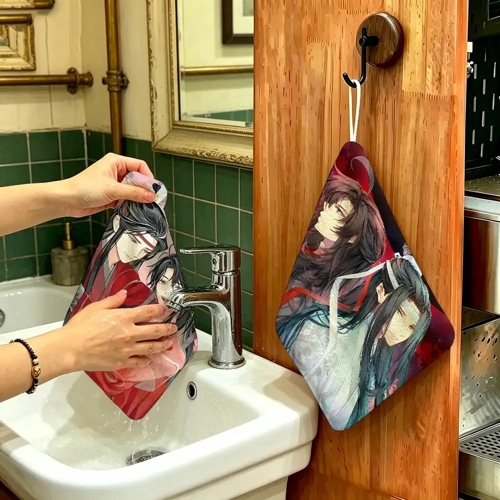 Mo Dao Zu Shi Reusable Hanging Kitchen Towel, Polyester Cotton Soft Fabric for Office Home Daily Life
Mo Dao Zu Shi Reusable Hanging Kitchen Towel, Polyester Cotton Soft Fabric for Office Home Daily Life