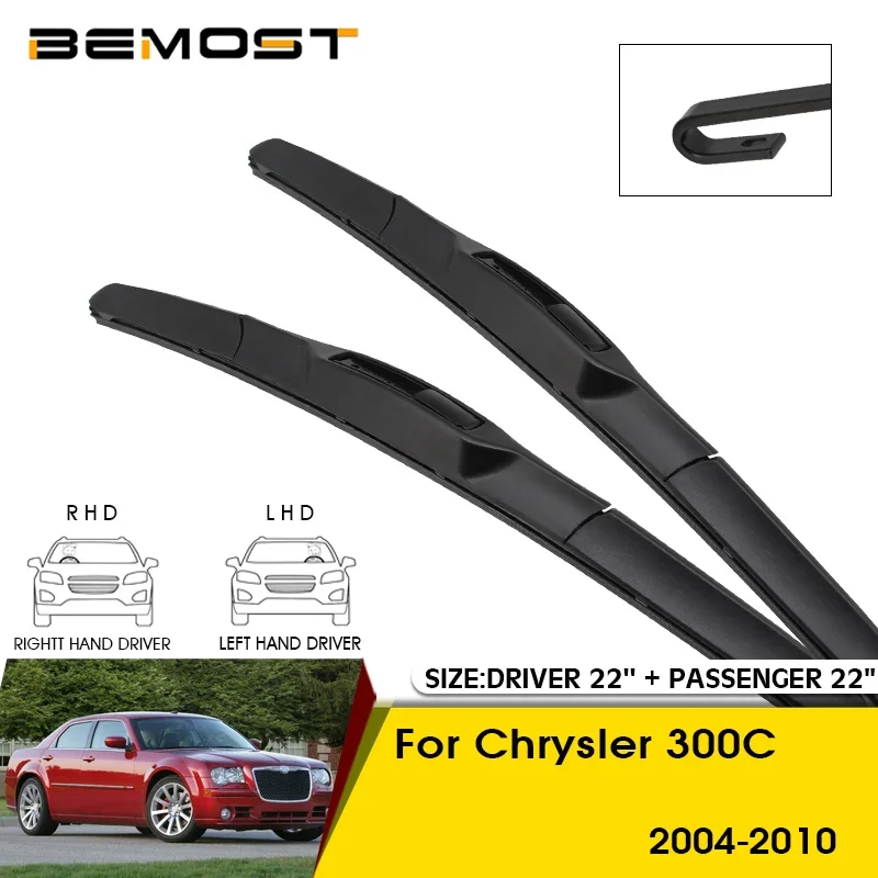 Car Wiper Blades For Chrysler 300C 2004-2010 Windshield Windscreen Front Window Blades 22"+22" Car Accessories
Car Wiper Blades For Chrysler 300C 2004-2010 Windshield Windscreen Front Window Blades 22"+22" Car Accessories
