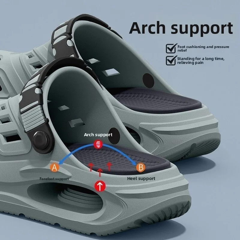 Men's hole shoes are simple and versatile, not smelly feet trendy new EVA soft-soled fashionable non-slip slippers for home wear
Men's hole shoes are simple and versatile, not smelly feet trendy new EVA soft-soled fashionable non-slip slippers for home wear