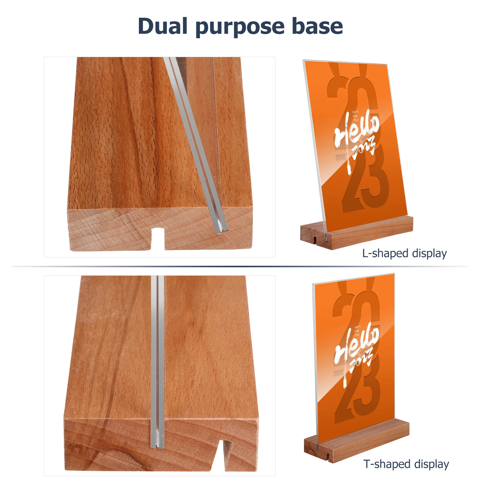 Acrylic Table Number Signs Clear Display Holders for Wedding Banquet Restaurant Home Office Stable Wooden Base No Yellowing
Acrylic Table Number Signs Clear Display Holders for Wedding Banquet Restaurant Home Office Stable Wooden Base No Yellowing