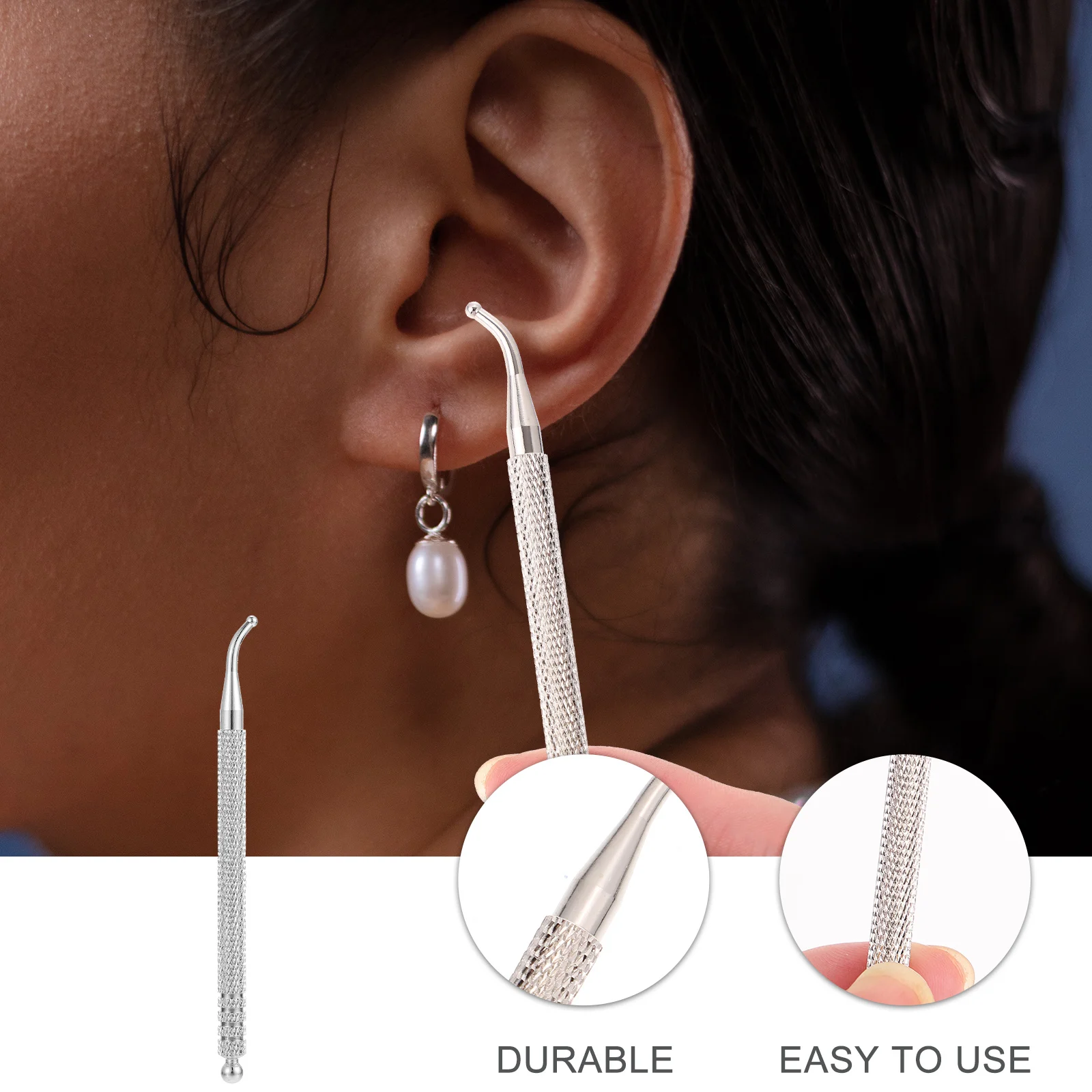 Профессиональный массажер для ушных точек, зонд для ушных точек, серебряная портативная ручка для акупрессуры для безболезненной стимуляции и
Профессиональный массажер для ушных точек, зонд для ушных точек, серебряная портативная ручка для акупрессуры для безболезненной стимуляции и