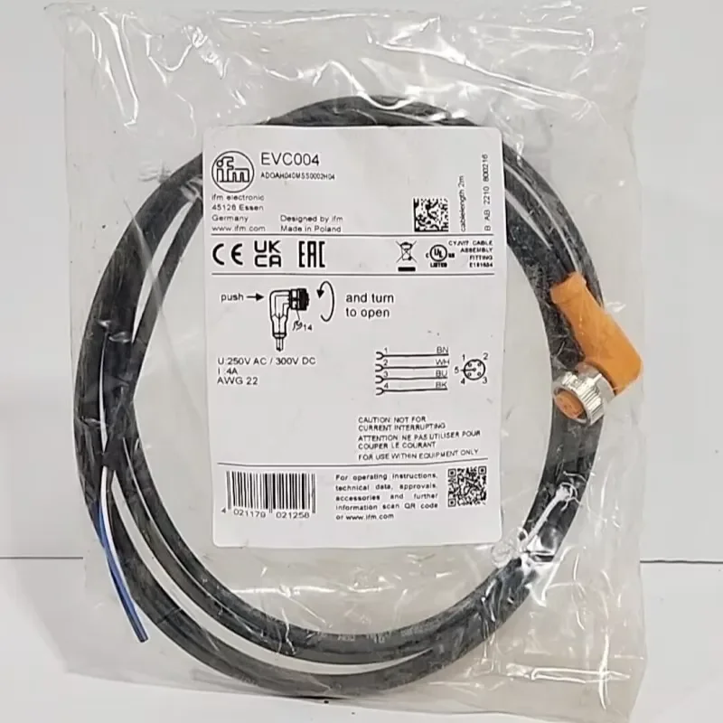 Brand New Ready Stock Brand New EVC004 1PCS Brand New EVC004 Proximity Switch Sensor Fast Delivery for Plc
Brand New Ready Stock Brand New EVC004 1PCS Brand New EVC004 Proximity Switch Sensor Fast Delivery for Plc