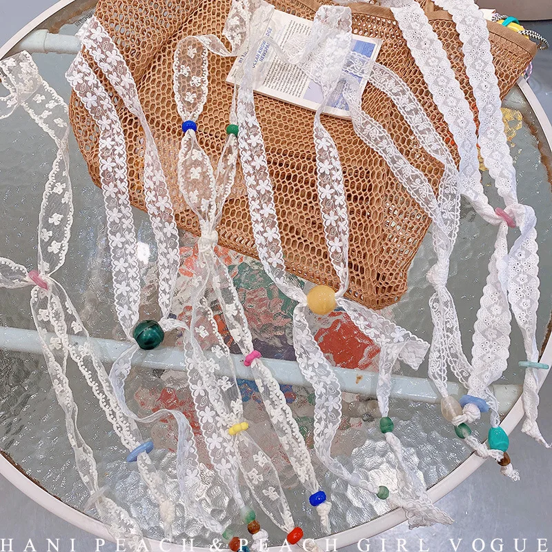 Lace Bead Choker Necklace Forest Girl Fairy Accessory with Colorful Beads Soft Lightweight Adjustable Non Slip Daily Wear Sweet
Lace Bead Choker Necklace Forest Girl Fairy Accessory with Colorful Beads Soft Lightweight Adjustable Non Slip Daily Wear Sweet