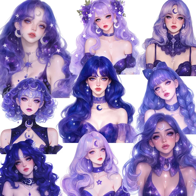 20Pcs/Pack Comic Purple Moon Girl Sticker DIY Craft Scrapbooking Album Junk Journal Decorative Stickers
20Pcs/Pack Comic Purple Moon Girl Sticker DIY Craft Scrapbooking Album Junk Journal Decorative Stickers