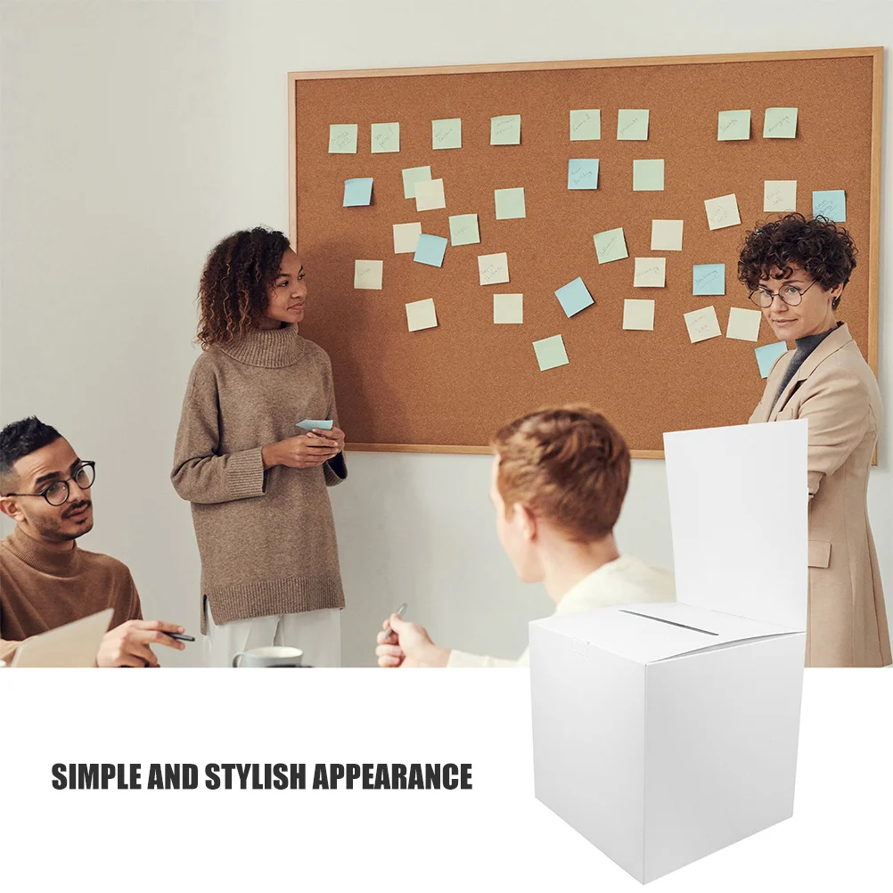 8Pcs Lottery Container Reusable Paper Raffle Box Secure Ticket Storage for Company Annual Meeting Party Gathering Special
8Pcs Lottery Container Reusable Paper Raffle Box Secure Ticket Storage for Company Annual Meeting Party Gathering Special