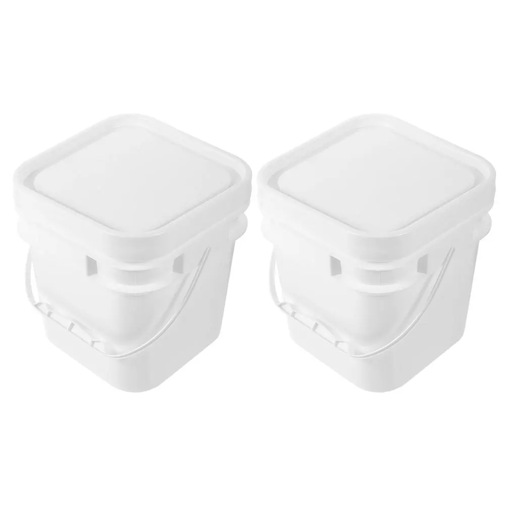 2 Pcs Paint Bucket with Lid Liquid Storage Small Cans Lids Oil White Buckets for Painting Pail
2 Pcs Paint Bucket with Lid Liquid Storage Small Cans Lids Oil White Buckets for Painting Pail