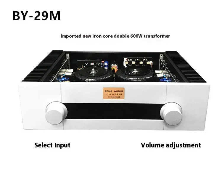 AMXEKR Reference Goldmund 29m Amplifier 150W*2 Class A and B HiFi High-end Home Audio Power Amplifier with Remote Control
AMXEKR Reference Goldmund 29m Amplifier 150W*2 Class A and B HiFi High-end Home Audio Power Amplifier with Remote Control