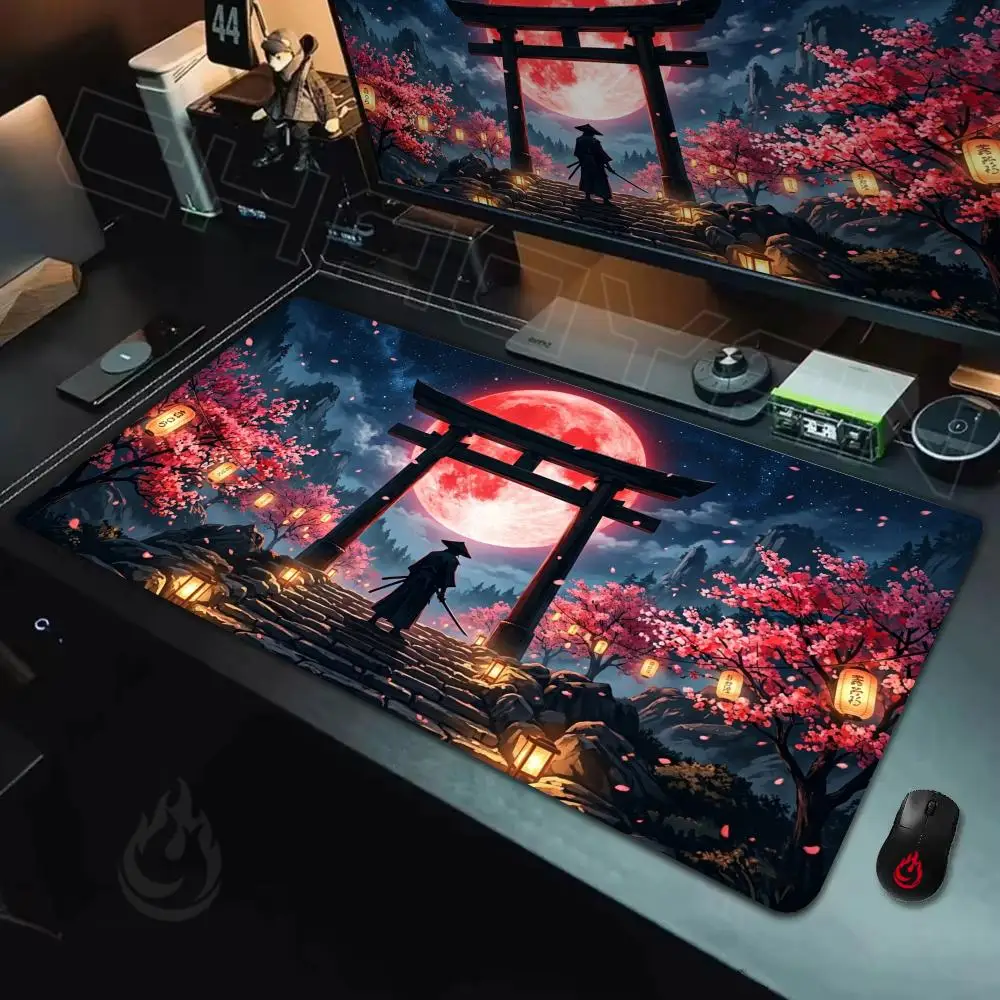 Moonlit Night Shrine and Samurai Mouse Pad Desk Mat Computer Office Carpet xxl mousepad Gamer gaming pc accessories Keyboard Rug
Moonlit Night Shrine and Samurai Mouse Pad Desk Mat Computer Office Carpet xxl mousepad Gamer gaming pc accessories Keyboard Rug