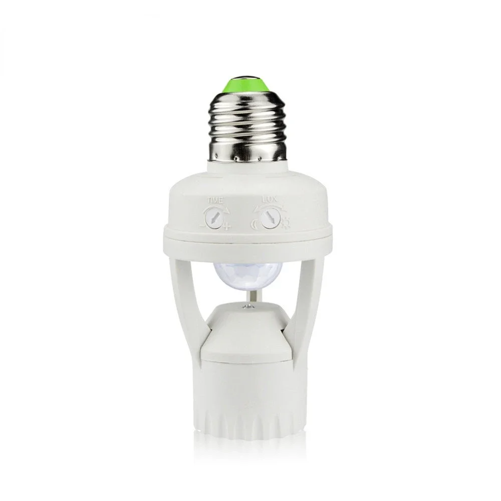 Base Holder PIR E27 Motion Sensor LED Lamp Base Intelligent Light Bulb Switch 100-240V Socket E27 Converter With
Base Holder PIR E27 Motion Sensor LED Lamp Base Intelligent Light Bulb Switch 100-240V Socket E27 Converter With