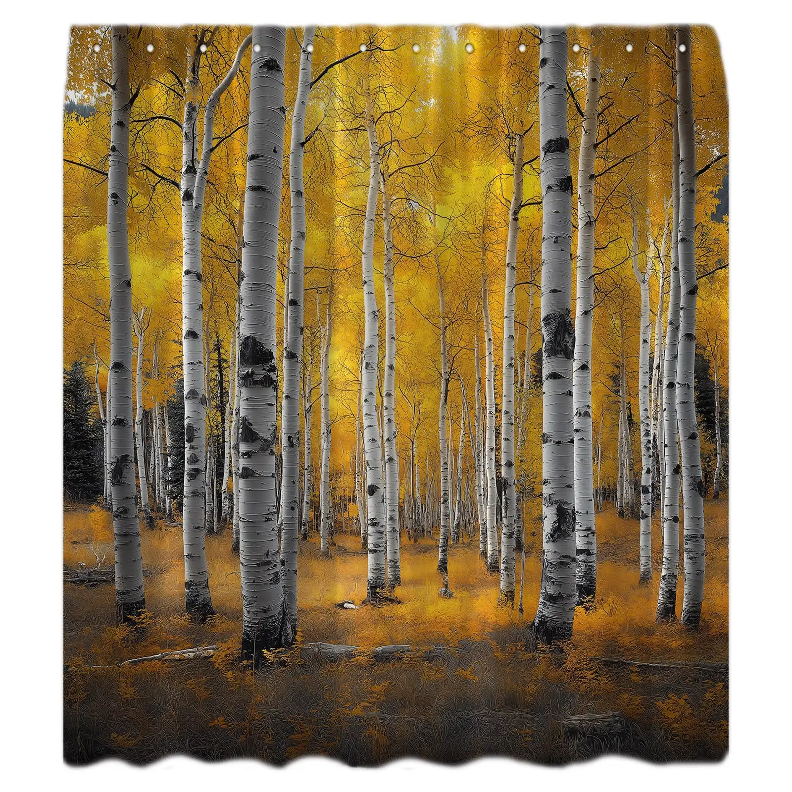 Birch Trees Shower Curtain Waterproof Rustic Forest Landscape Bath Curtain Farmhouse Bathroom Shower Curtains with Hooks
Birch Trees Shower Curtain Waterproof Rustic Forest Landscape Bath Curtain Farmhouse Bathroom Shower Curtains with Hooks