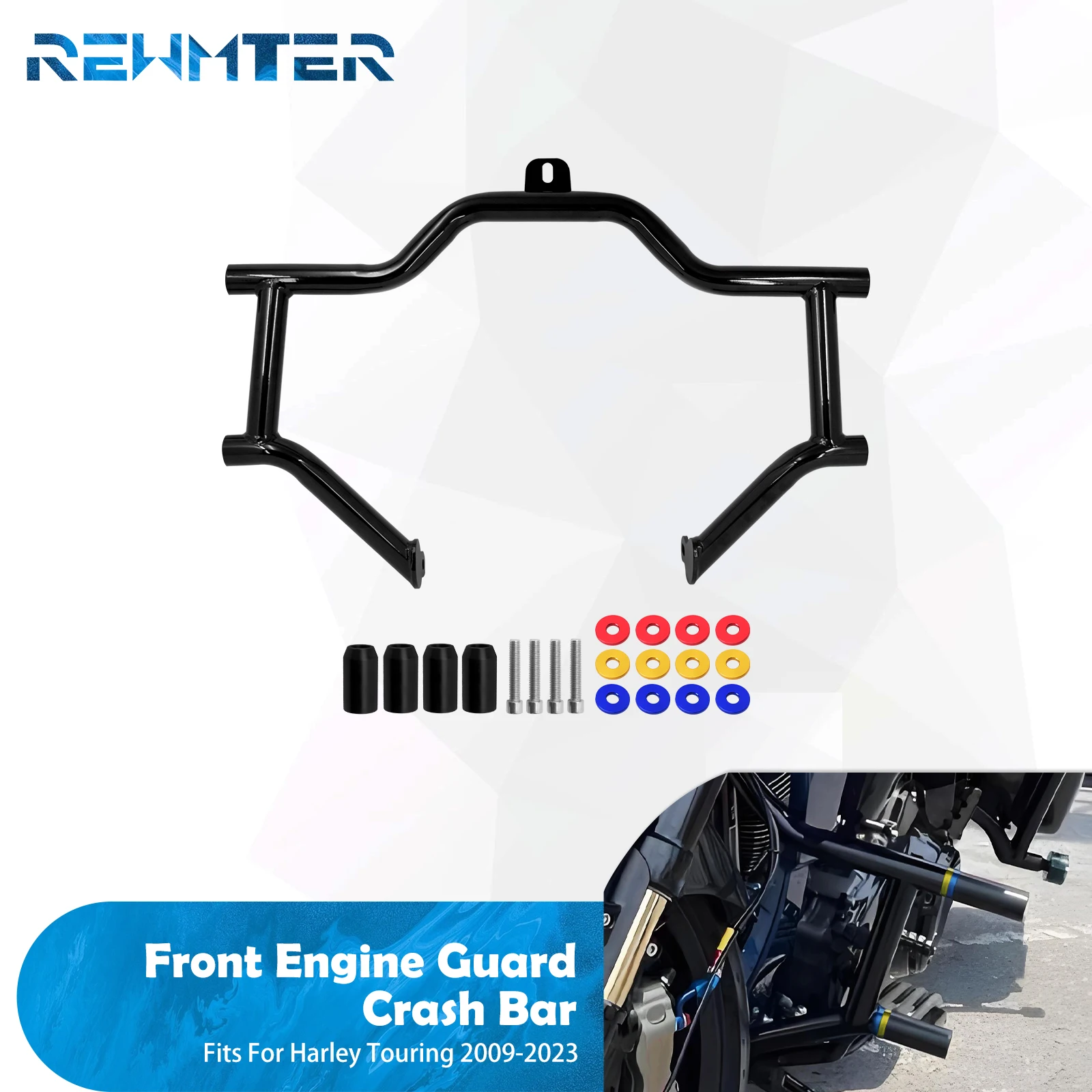 Motorcycle Front Engine Guard Crash Bar For Harley Touring Electra Street Glide FLHR FLHX 09-2024 Highway Bumper Rails Protector
Motorcycle Front Engine Guard Crash Bar For Harley Touring Electra Street Glide FLHR FLHX 09-2024 Highway Bumper Rails Protector