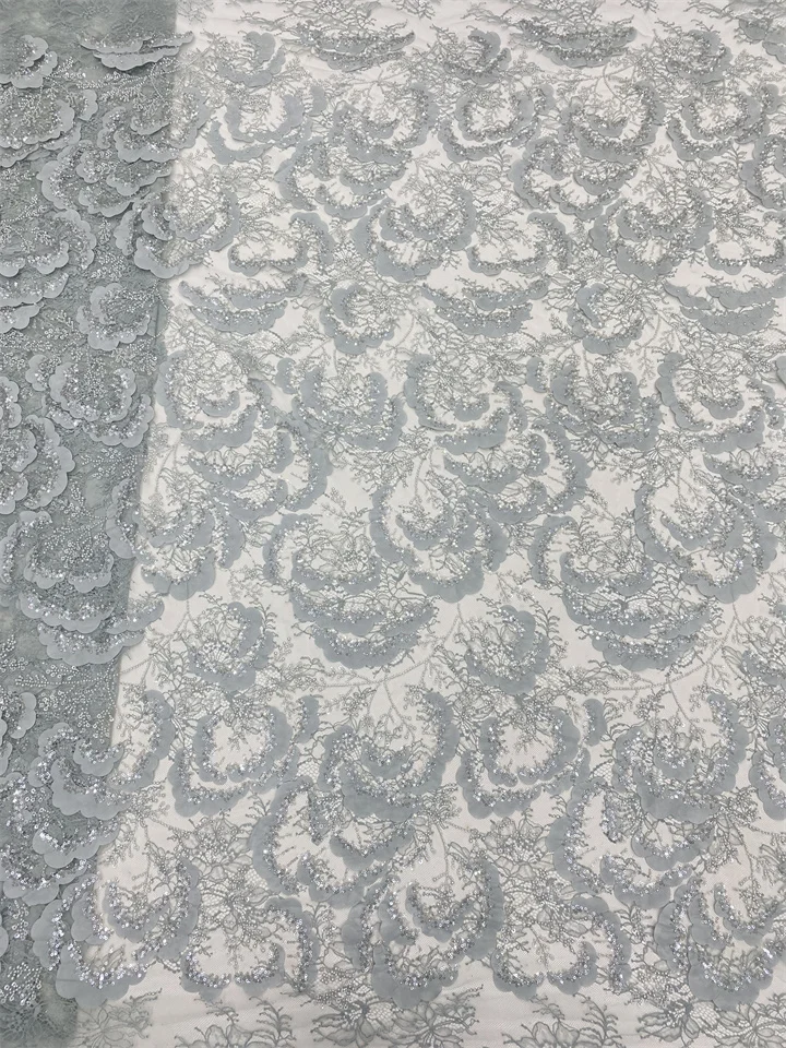 2026 Latest African 3D Flower Lace Fabric Dubai Sequins Tulle Lace Fabric Embroidered Applique Nigerian Fabric for Sewing XZ6447
2026 Latest African 3D Flower Lace Fabric Dubai Sequins Tulle Lace Fabric Embroidered Applique Nigerian Fabric for Sewing XZ6447