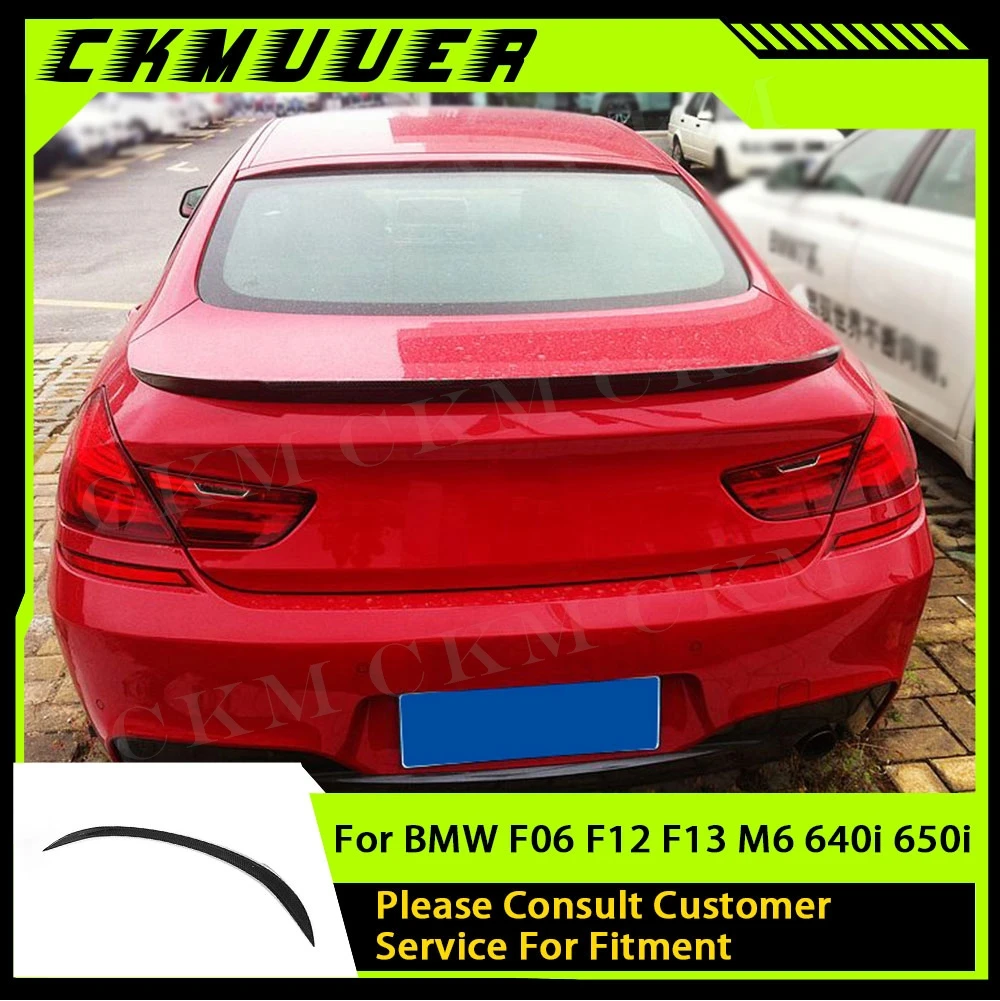 CKMUUER for BMW F06 F12 F13 M6 640i 650i 640i 2012-2016 Carbon Fiber Rear Trunk Spoiler Boot Wings Body Kits Accessories FRP
CKMUUER for BMW F06 F12 F13 M6 640i 650i 640i 2012-2016 Carbon Fiber Rear Trunk Spoiler Boot Wings Body Kits Accessories FRP