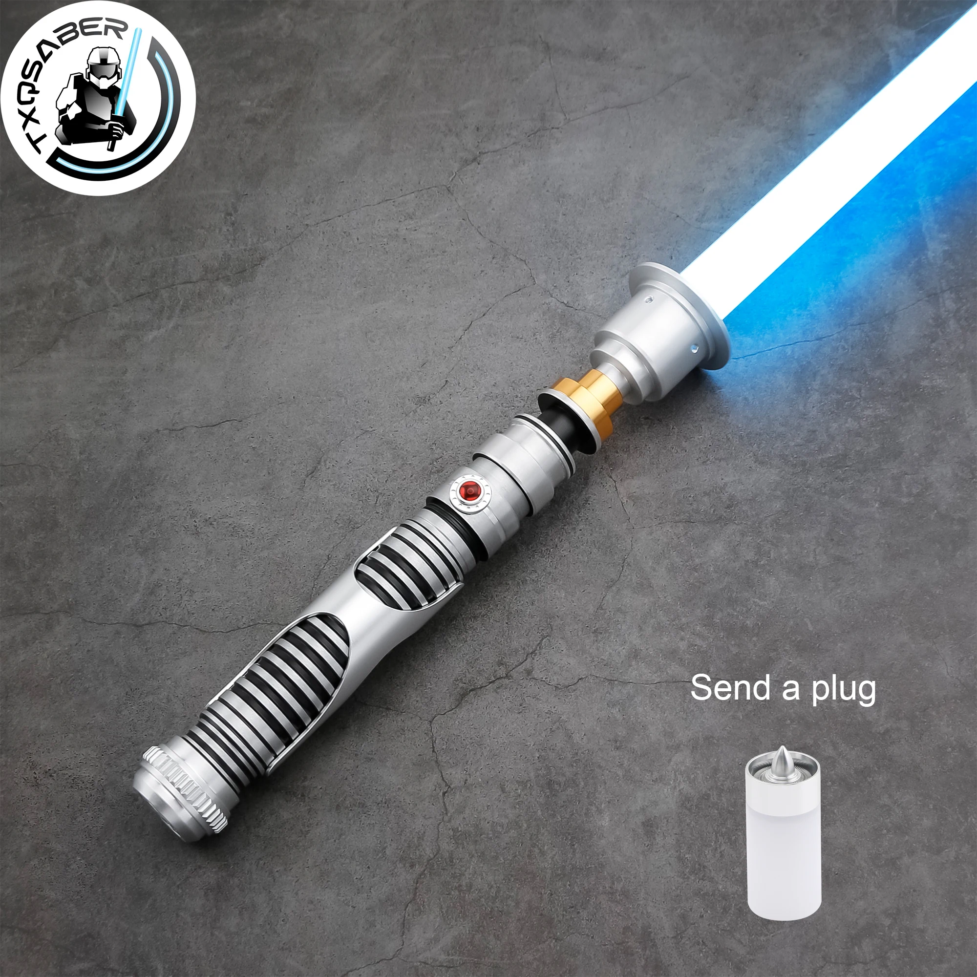 TXQSABER Lightsaber The Lord SD RGB Neo Pixel Metal Hilt Lightsword FOC Blaster Smooth Swing Laser Sword for Adult Cosplay Toys
TXQSABER Lightsaber The Lord SD RGB Neo Pixel Metal Hilt Lightsword FOC Blaster Smooth Swing Laser Sword for Adult Cosplay Toys