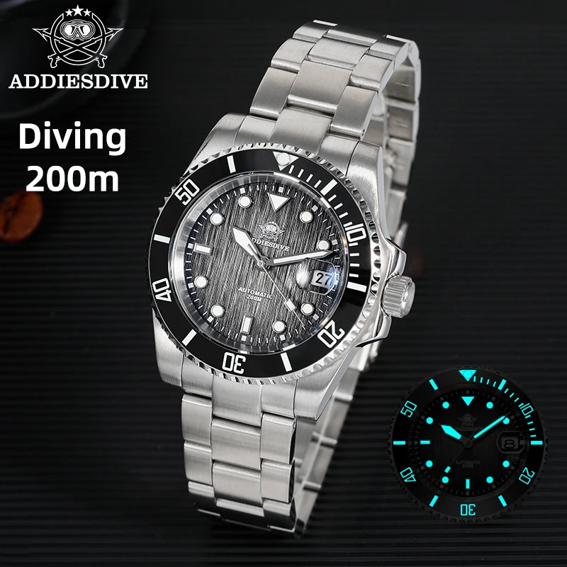 ADDIESDIVE автоматические часы для мужчин керамический безель роскошные сапфировое стекло 200 м дайверские часы BGW9 светящиеся механические часы AD2536
ADDIESDIVE автоматические часы для мужчин керамический безель роскошные сапфировое стекло 200 м дайверские часы BGW9 светящиеся механические часы AD2536