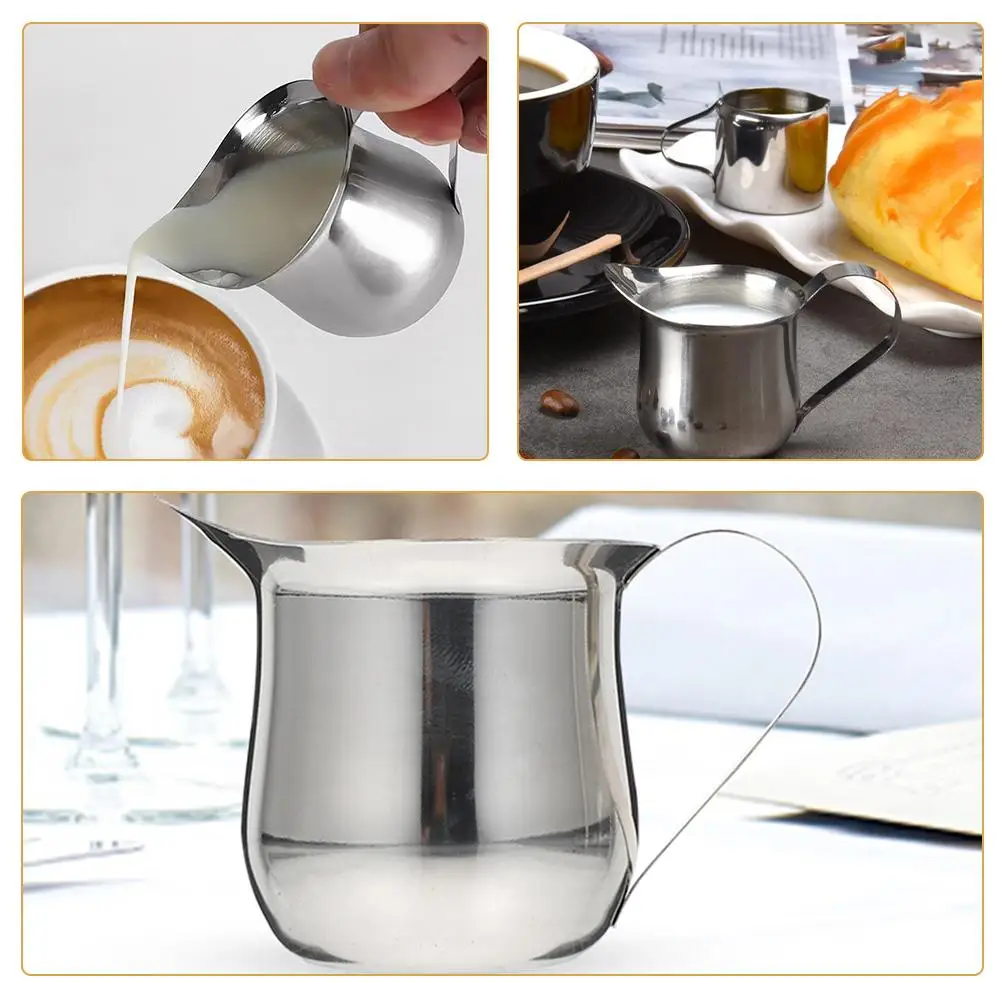 4pcs Stainless Steel Milk Cup Espresso Coffee Pitcher Frothing Measuring Kitchen Bar Practical Easy Clean Home
4pcs Stainless Steel Milk Cup Espresso Coffee Pitcher Frothing Measuring Kitchen Bar Practical Easy Clean Home