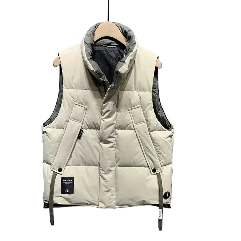Men Autumn Winter Men Cotton Vest Coat Trenddy Korean Style Large Size Slim Waistcoat Casual Stand Collar Sleeveless Jacket
Men Autumn Winter Men Cotton Vest Coat Trenddy Korean Style Large Size Slim Waistcoat Casual Stand Collar Sleeveless Jacket