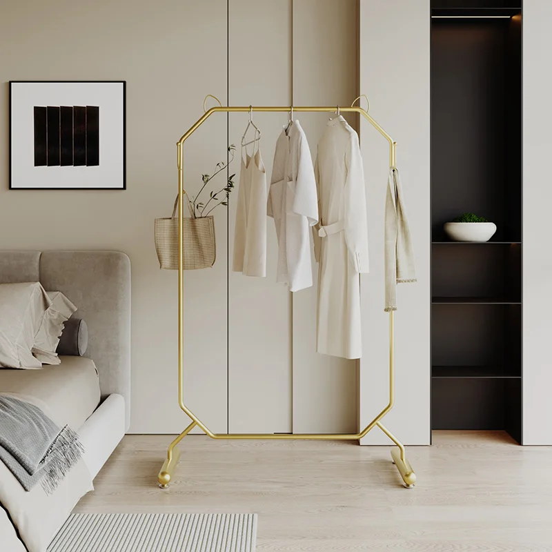 Hanging hanger floor bedroom room household clothes hanger drying rack modern simple wrought iron Internet celebrity coat rack
Hanging hanger floor bedroom room household clothes hanger drying rack modern simple wrought iron Internet celebrity coat rack