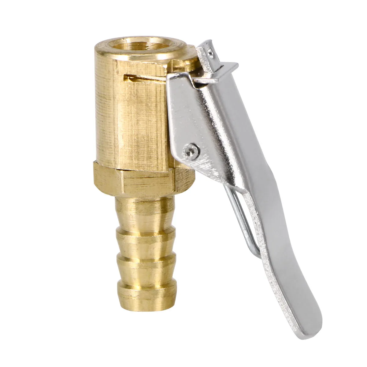 8Mm Brass Tire Inflator Clamp Quick Connect Air Chuck for 6Mm 8Mm Bore Hose Garage Industrial Pneumatic Air Line Systems
8Mm Brass Tire Inflator Clamp Quick Connect Air Chuck for 6Mm 8Mm Bore Hose Garage Industrial Pneumatic Air Line Systems