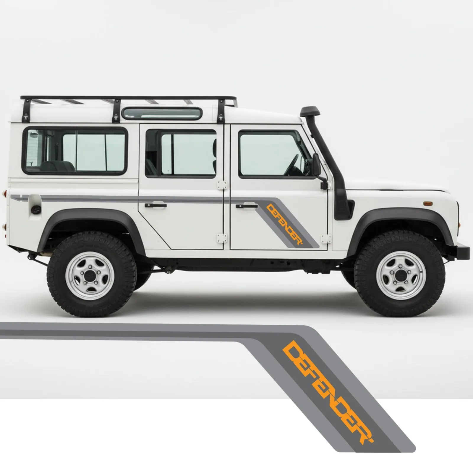Car Vinyl Stickers FOR Land Rover DEFENDER 110 Stripes customized Folien Tuning Design Fahrzeug Sport decal
Car Vinyl Stickers FOR Land Rover DEFENDER 110 Stripes customized Folien Tuning Design Fahrzeug Sport decal