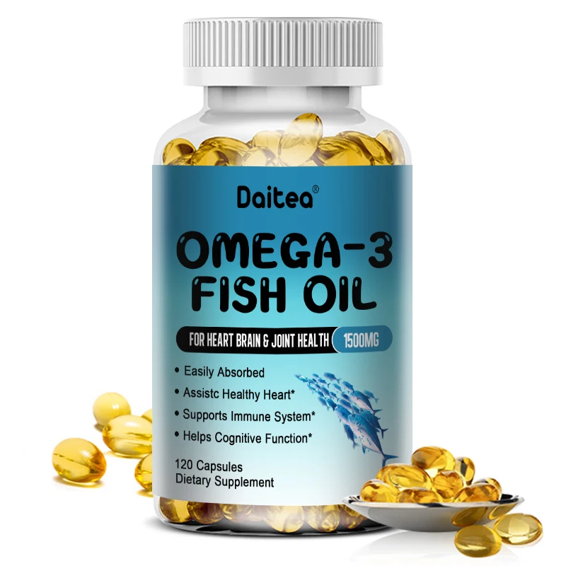 Высококачественная добавка с рыбьим жиром Omega-3 — поддерживает функцию мозга, здоровье глаз, сердце, суставы, легко впитывается, 120 капсул
Высококачественная добавка с рыбьим жиром Omega-3 — поддерживает функцию мозга, здоровье глаз, сердце, суставы, легко впитывается, 120 капсул