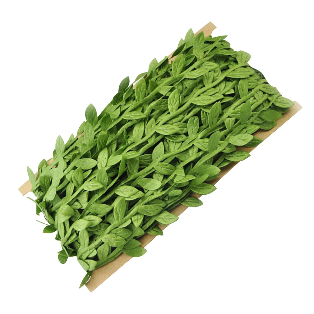 40 M Green Vine Leaf Wreath Garlands Decoration Artificial Leaves Fabric Willow Fake Supplies Rattan Wicker Twig
40 M Green Vine Leaf Wreath Garlands Decoration Artificial Leaves Fabric Willow Fake Supplies Rattan Wicker Twig