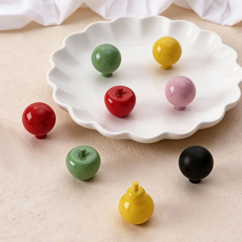 2pcs French Colored Children's Brass Cabinet Drawer Knob, Modern Minimalist Round Ball Apple Pear Wardrobe Door Handles
2pcs French Colored Children's Brass Cabinet Drawer Knob, Modern Minimalist Round Ball Apple Pear Wardrobe Door Handles