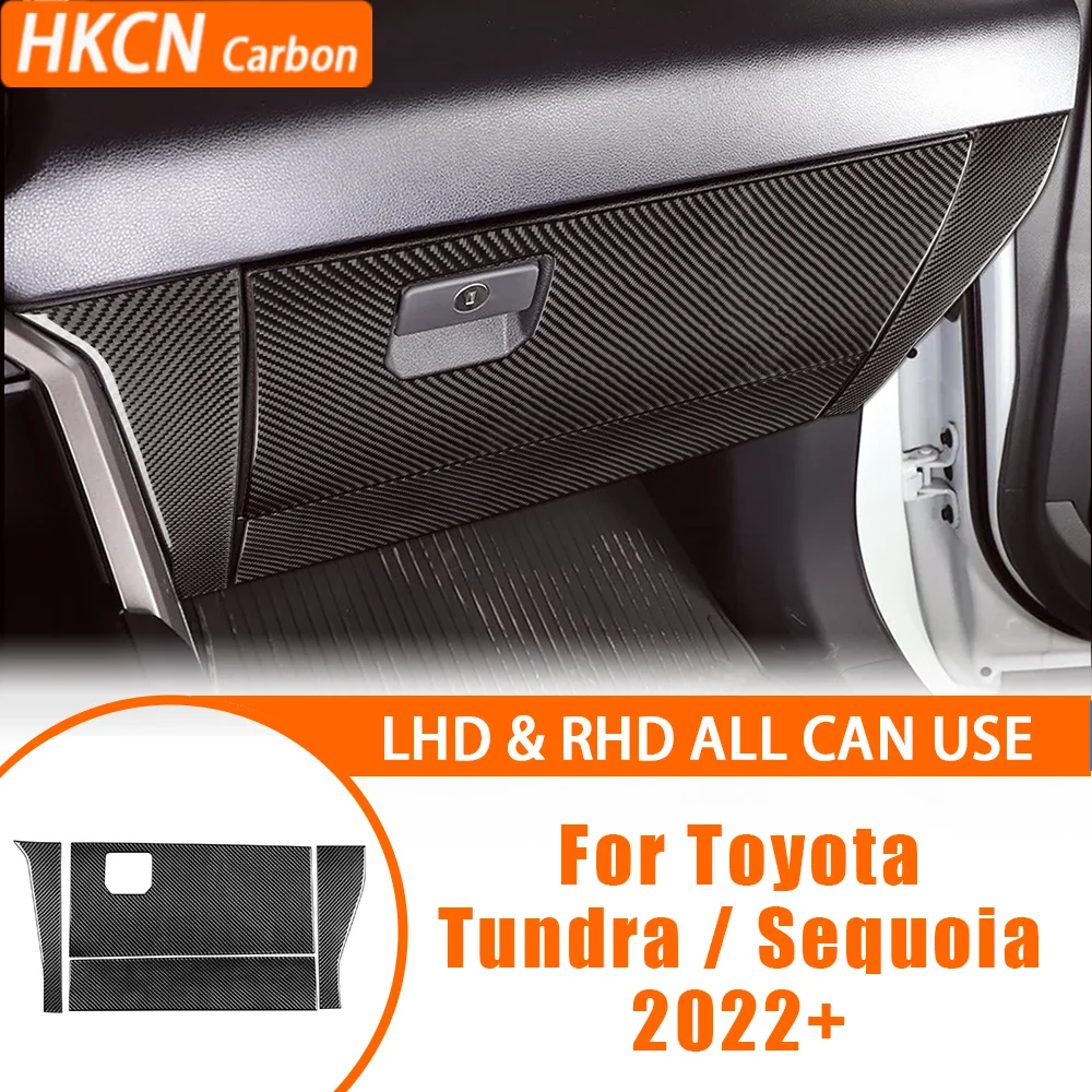 For Toyota Tundra Sequoia 2022+ Car Accessories Carbon Fiber Copilot Storage Box Panel Interior Cover Trim Sticker Modification
For Toyota Tundra Sequoia 2022+ Car Accessories Carbon Fiber Copilot Storage Box Panel Interior Cover Trim Sticker Modification