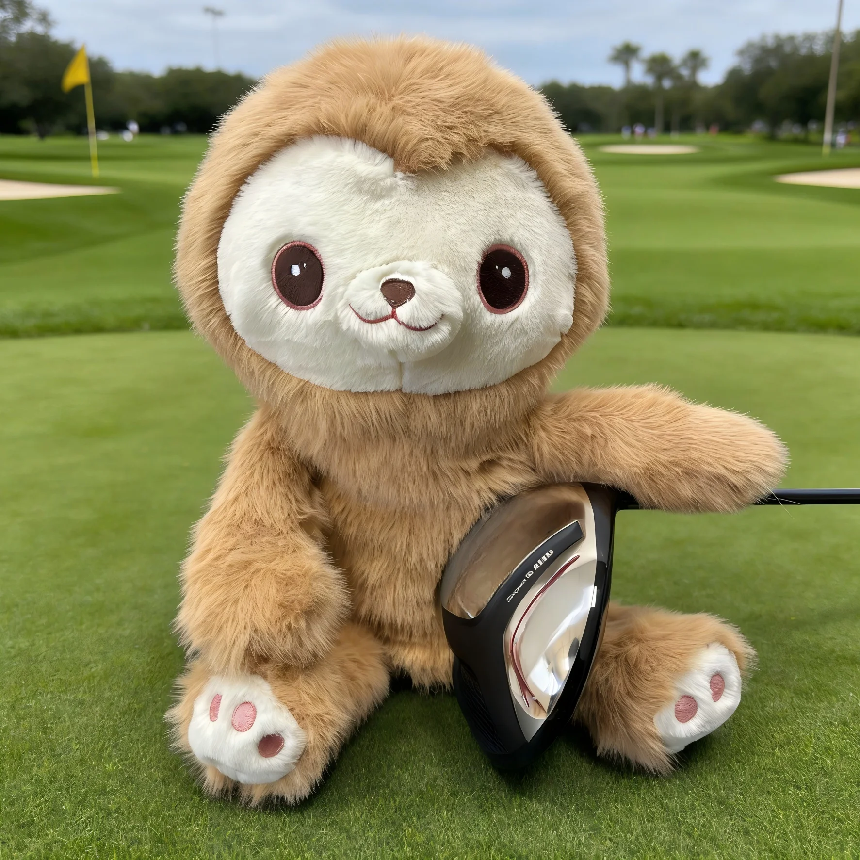 1 Pc Golf Driver Headcover, Cute Plush Sloth Design Golf Club Headcover, Unisex Golf Headcover
1 Pc Golf Driver Headcover, Cute Plush Sloth Design Golf Club Headcover, Unisex Golf Headcover