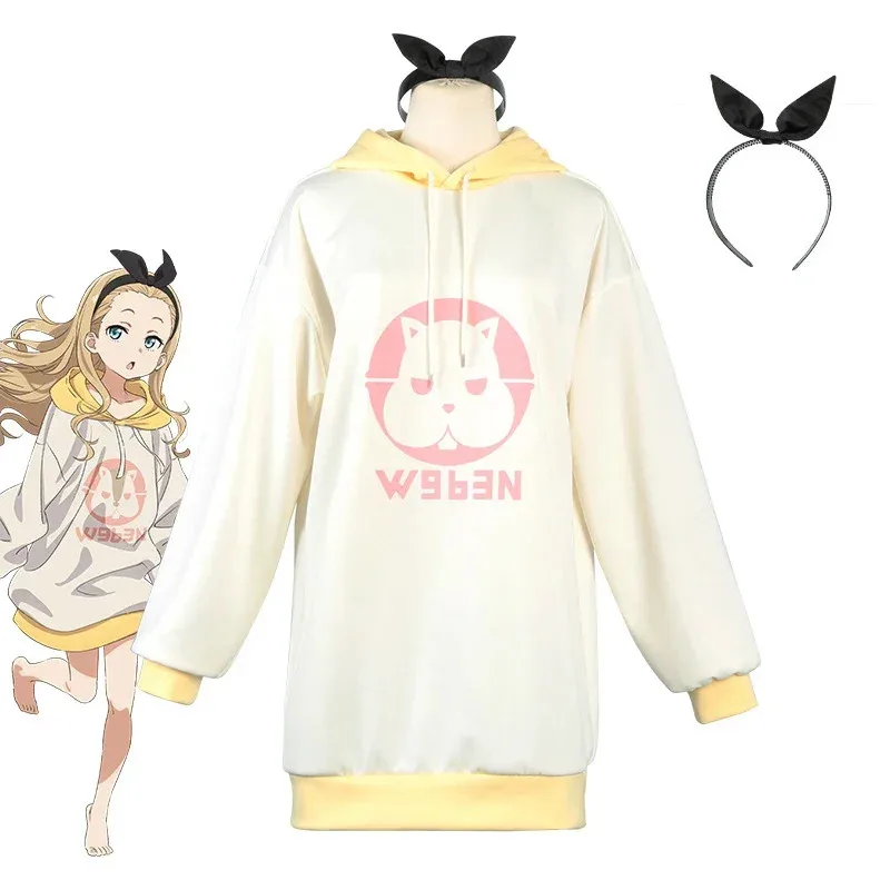 Lycoris косплей аниме Lycoris Recoil Kurumi косплей костюм толстовка с капюшоном головные уборы толстовки костюмы на Хэллоуин для женщин
Lycoris косплей аниме Lycoris Recoil Kurumi косплей костюм толстовка с капюшоном головные уборы толстовки костюмы на Хэллоуин для женщин