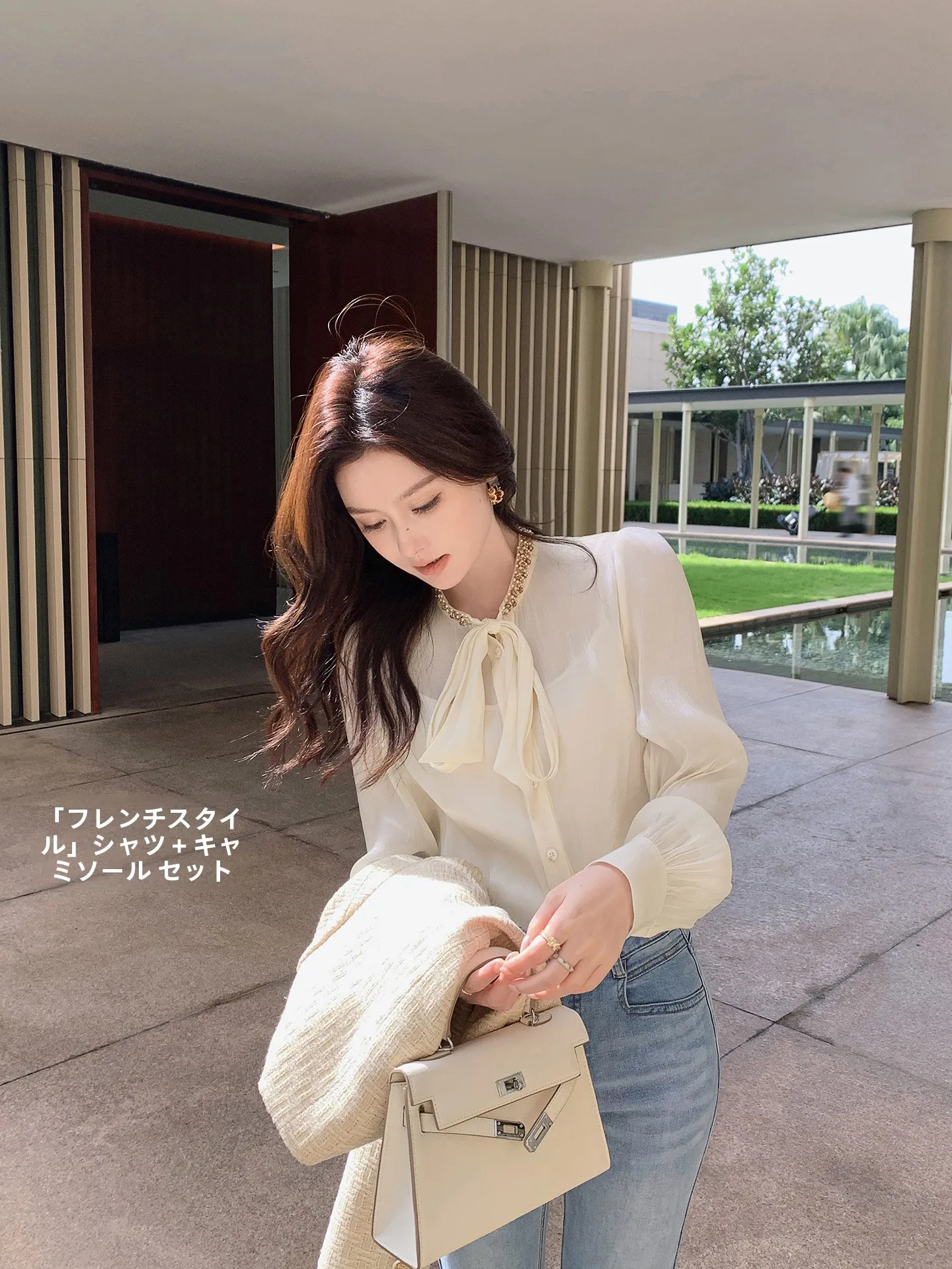 Handmade Drill Collar Long Sve irt Glowing Tie Waist Meteor ower Women's Busin Casual Polyester Fiber Spring 2026
Handmade Drill Collar Long Sve irt Glowing Tie Waist Meteor ower Women's Busin Casual Polyester Fiber Spring 2026