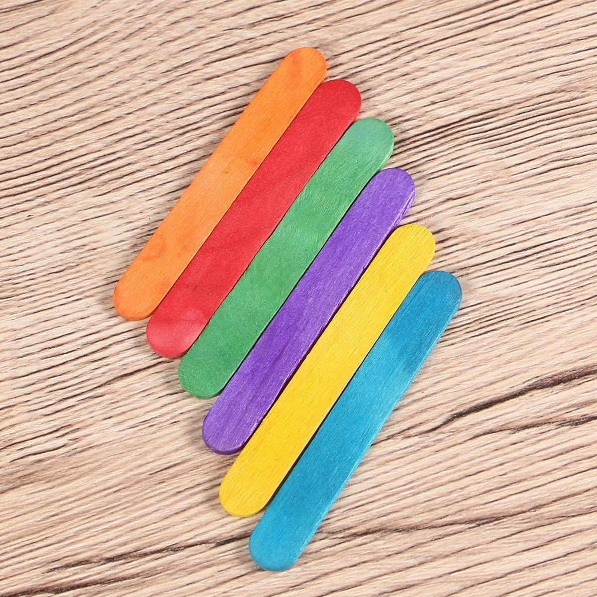 50pcs Wooden Craft Sticks 3x1x2cm Bright Colors Smooth Kids Activities Children Learning Toys Projects Decorations
50pcs Wooden Craft Sticks 3x1x2cm Bright Colors Smooth Kids Activities Children Learning Toys Projects Decorations
