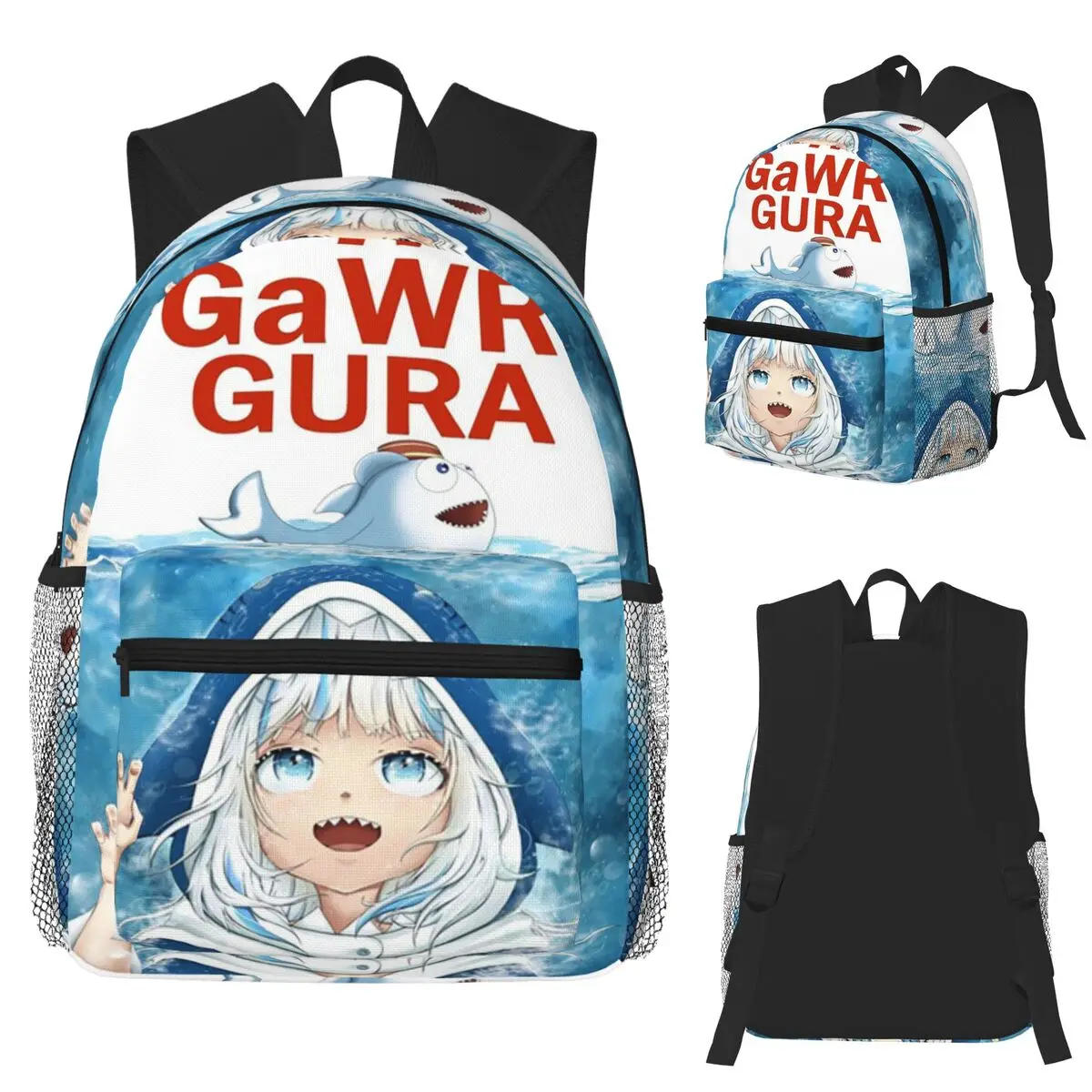 Hololive VTuber Gawr Gura Student Backpack School Bag Hiking Travel Daypack for Men Women Fashion Bookbag Shoulder Bags
Hololive VTuber Gawr Gura Student Backpack School Bag Hiking Travel Daypack for Men Women Fashion Bookbag Shoulder Bags