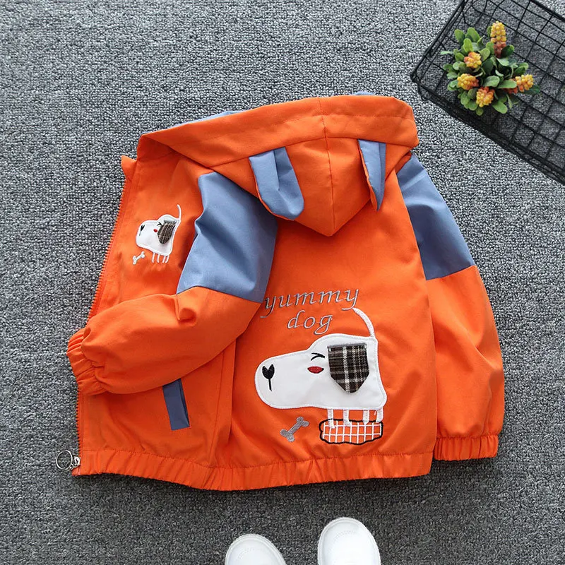 Children's Korean version jacket boys' spring and autumn cartoon zipper cardigan hooded jacket girls' fashionable coat1-12Y
Children's Korean version jacket boys' spring and autumn cartoon zipper cardigan hooded jacket girls' fashionable coat1-12Y