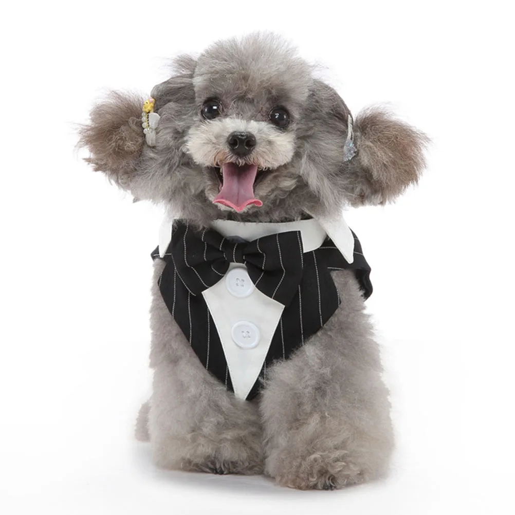 Premium Dog Tuxedo Suit Stylish Puppy Formal Wear Comfortable Wedding Pet Costume Adjustable Bow Tie Decorative Buttons For
Premium Dog Tuxedo Suit Stylish Puppy Formal Wear Comfortable Wedding Pet Costume Adjustable Bow Tie Decorative Buttons For