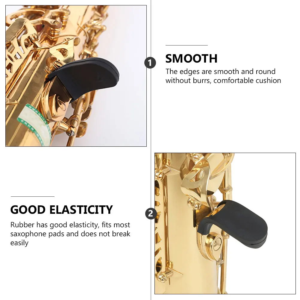 Thumb Rest Comfortable Finger Support Saxophone Thumb Rest Durable Rubber Easy Install Accessories 
Thumb Rest Comfortable Finger Support Saxophone Thumb Rest Durable Rubber Easy Install Accessories