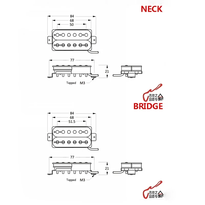Hot Sale-1 Set Electric Guitar Alnico Open Humbucker Pickup Low-end Series Guitar Accessories
Hot Sale-1 Set Electric Guitar Alnico Open Humbucker Pickup Low-end Series Guitar Accessories