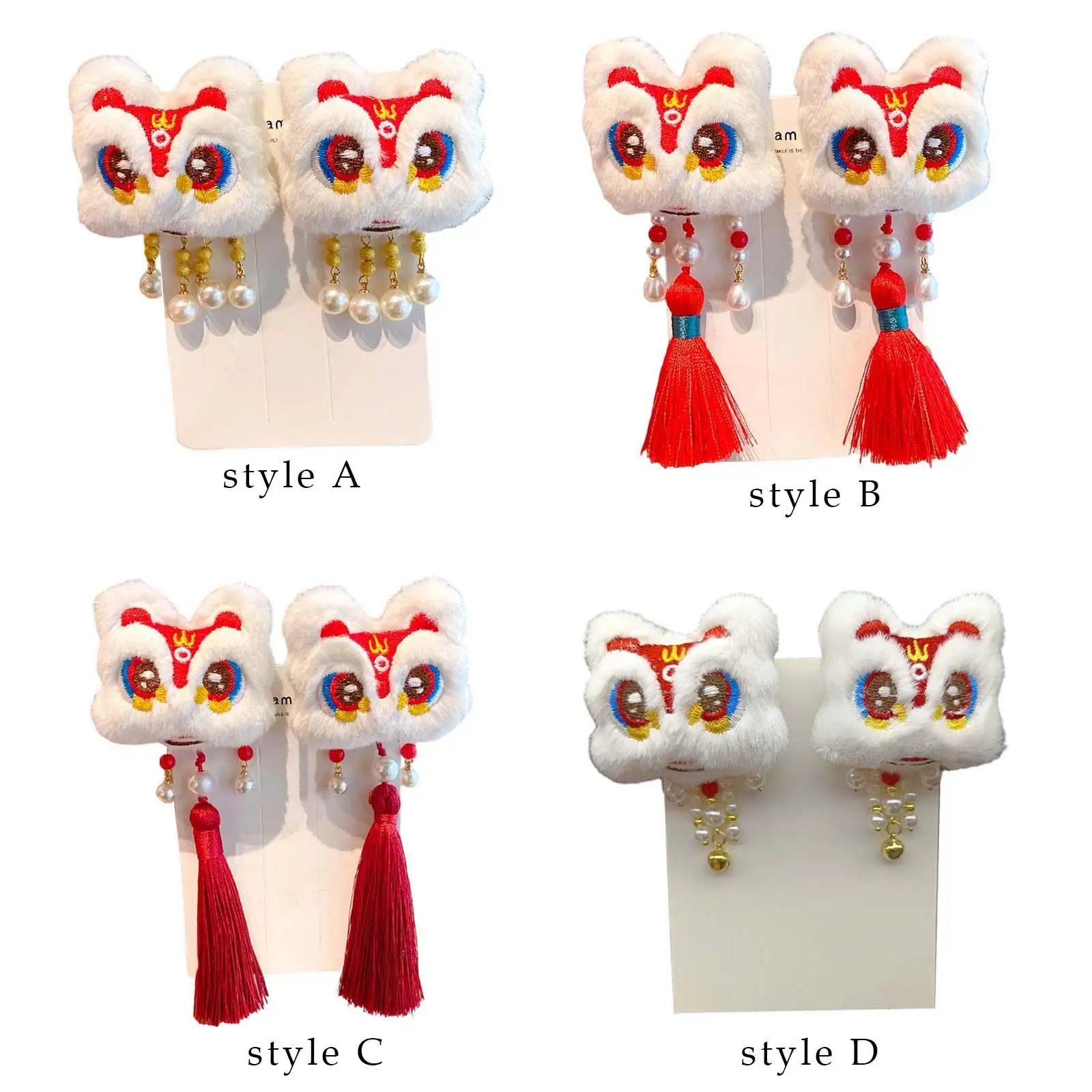 New Year Hair Clips Lion Hair Clips Hair Accessories Traditional for Kids Girls Baby
New Year Hair Clips Lion Hair Clips Hair Accessories Traditional for Kids Girls Baby