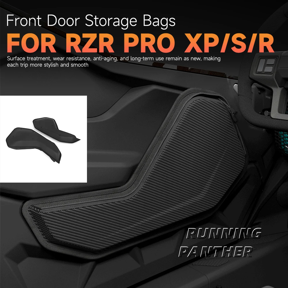 Black Driver Side Front Door Storage Bags Kit For 2025 Polaris RZR Pro XP 4 PRO S Pro R 4 UTV Accessories 
Black Driver Side Front Door Storage Bags Kit For 2025 Polaris RZR Pro XP 4 PRO S Pro R 4 UTV Accessories