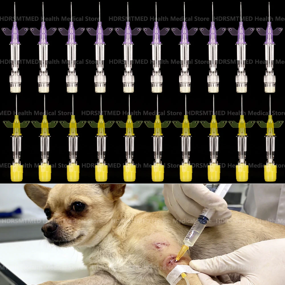 Lot 10-100pcs Butterfly Type IV Intravenous Injection Cannula with Wings 22G 24G 26G Small Winged IV Veterinary Catheter
Lot 10-100pcs Butterfly Type IV Intravenous Injection Cannula with Wings 22G 24G 26G Small Winged IV Veterinary Catheter