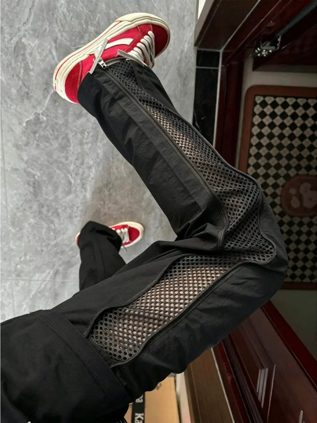 Ice Silk Men's Summer Thin Straight Leg Casual Pants Breathable Quick Dry Zipper Mesh Riding Sport Shorts American Style
Ice Silk Men's Summer Thin Straight Leg Casual Pants Breathable Quick Dry Zipper Mesh Riding Sport Shorts American Style